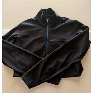 Vintage PATAGONIA Women's M Baselayer Made in USA 1/4 Zip Cycling SkiingOutdoor